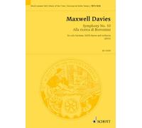 Symphony No. 10: for solo baritone, SATB chorus and orchestra. op. 327. baritone solo, mixed choir (SATB) and orchestra. Partition d'étude.