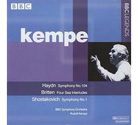Symphony No. 104/Four Sea Interludes/Symphony No. 1 (Kempe)