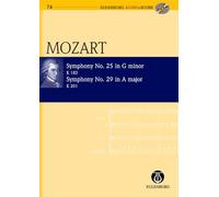 Symphony No. 25 G Minor / g-Moll K183 and Symphony No. 29 A Major / A-Dur K201 (Eulenburg Audio + Score)
