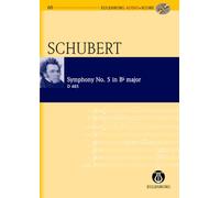 Symphony No. 5 in B-flat Major/B- Dur D 485 (Eulenburg Audio+score Series)