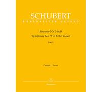 Symphony No.5 in B-flat major D 485 (Full Score)