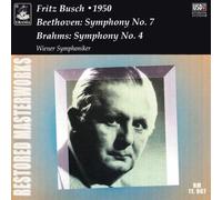 Symphony No. 7/Symphony No. 4 (Busch, Vienna So)