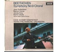 Symphony No 9 'Choral' - Ludwig van Beethoven - Joan Sutherland, Marilyn Horne, James King (3), Martti Talvela, Wiener Staatsopernchor, Hans Schmidt-Isserstedt, Wiener Philharmoniker LP