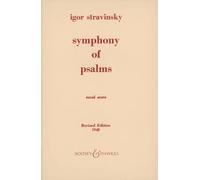 Symphony of Psalms: mixed choir (SATB) and orchestra. Réduction pour piano.