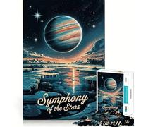 Symphony of The Stars for Adults 1000 Piece Jigsaw Puzzle Pure Logic Toy Peaceful Time Sharp Cut Heartfelt Gift (38x26cm)