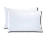SYMPHONY TEXTILES UK Premium Hotel Quality Pillows 2 Pack - UltraSoft Pillow, Hypoallergenic Toddler Pillow and Adult Bed Pillow Set of 2 (50x75Cm) - White