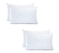 SYMPHONY TEXTILES UK Premium Hotel Quality Pillows 4 Pack - UltraSoft Pillow, Hypoallergenic Toddler Pillow and Adult Bed Pillow Set of 4 (50x75Cm) - White