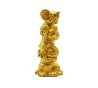 Symphonyw Elephant Statue, See-No, Hear-No, Speak-No Evil Loving Elephant Ornament for Home Office Living Room Decoration Collection