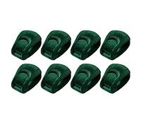 Symphonyw Quilt Clips,8 Pcs Non Slip Quilt Cover Clips No Pins Plastic Duvet Holder Clips Comforter Quilt Fastener Bed Sheet Clip Grippers for Blanket Curtains Socks (Green)
