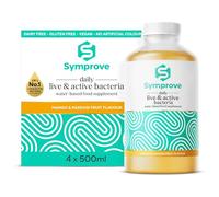 Symprove Liquid Probiotic, Billions of Live & Active Bacteria, Mango & Passionfruit Flavour, Water-Based, Dairy & Gluten Free, Vegan (4 x 500ml)