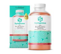 Symprove Liquid Probiotic, Fermented to a Level of at Least 10 Billion CFUs per 70ml Shot, Strawberry & Raspberry Flavour, Water-Based, Dairy & Gluten Free, Vegan (1 x 500ml)