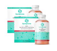 Symprove Live & Active Water-Based Hydration Support Supplement Strawberry & Raspberry Flavour - 4 Week Pack (2 Packs)