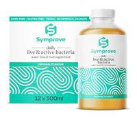 Symprove Original 12-Week Pack | Daily Essential Gut Health Supplement | Probiotic Drink with Live Bacteria, Vegan | 12x500ml