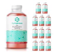 Symprove Strawberry and Raspberry 12-Week Pack | Daily Essential Gut Health Supplement | Probiotic Drink with Live Bacteria, Vegan | 12x500ml