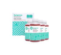 Symprove Water-Based Gut Supplement With Live & Active Bacteria, Strawberry and Raspberry Flavour 4x500ml