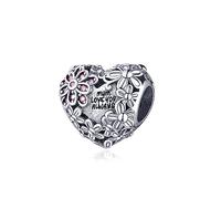 Symretie Charms Beads 925 Sterling Silver for Pandora Bracelet, Dangle Pendant Charms for Necklace and Bracelet Jewelry Gifts for Women.