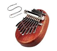 Symtmetry Symmetry Finger Thumb Piano, 8 Key Exquisite Finger Thumb Piano, Marimba Musical Good Accessory Pendant Gift, Mini 8 Keys Kalimba Thumb Piano, Piano Gift for Kids Adult (WOOD)