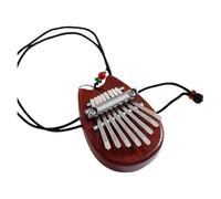 Symtmetry Symmetry Finger Thumb Piano, 8 Key Exquisite Finger Thumb Piano, Marimba Musical Good Accessory Pendant Gift, Mini 8 Keys Kalimba Thumb Piano, Piano Gift for Kids Adult (WOOD MONSTER)