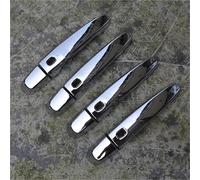 SYMWBD Exterior Door Handle Covers Car Exterior Door Handle Cover for Chevy for Malibu XL 2016 2017 2018 with Smart Key Holes Decoration Trim Covers Auto Outer Side(Silver 1)