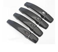 SYMWBD Exterior Door Handle Covers Car Exterior Door Handle Cover for Chevy for Malibu XL 2016 2017 2018 with Smart Key Holes Decoration Trim Covers Auto Outer Side(Black 1)