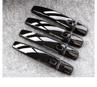 SYMWBD Exterior Door Handle Covers Car Exterior Door Handle Cover for Chevy for Malibu XL 2016 2017 2018 with Smart Key Holes Decoration Trim Covers Auto Outer Side(Black 2)