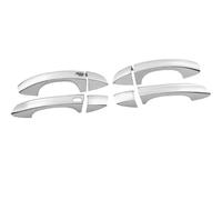 SYMWBD Exterior Door Handle Covers Car Exterior Door Handle Cover for Seat for Ateca 2017 2018 2019 2020 2021 Trim Covers Decoration Auto Outer Side(Silver 2)