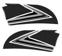 SYMWBD Gas Fuel Tank Pads Motorcycle Side Fuel Tank Sticker For Kawasaki Z1000SX Z 1000 SX Z1000 SX 2017 2018 2019 Gas Tank Protector Decal Traction Pad Motorcycle Fuel Tank Decals(Black 1)