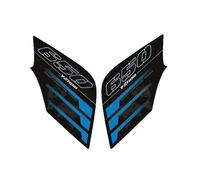 SYMWBD Gas Fuel Tank Pads Motorcycle Side Gas Fuel Tank Pad For SUZUKI V-Strom VStrom VSTROM 650 650XT 650 XT Tank Cap Sticker Knee Grip Decal Decoration Motorcycle Fuel Tank Decals(Color 6)