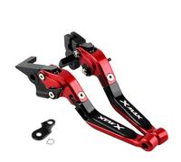 SYMWBD Motorbike Accessories Motorcycle Brake Clutch Lever Adjustable Foldable for XMAX125 XMAX250 2023 2024 2025 Handle Levers Part Brake Clutch Levers Set(Color 4)