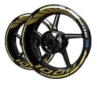 SYMWBD Reflective Decal Motorcycle Wheel Stickers Rim Decal For Kawasaki Z1000 Z 1000 Z-1000 Reflective Wheel Stripes Stickers Wheel Rim Stickers(Color 4)