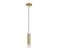 SYMX LED Indoor Pendant Light Minimalist Bedroom Bedside Cylinder Hanging Light Nordic Modern Creative Personality Simple Led Atmosphere Light Background Wall Sofa Corner,Gold