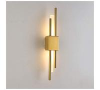SYMX LED Wall Light 6W Creative Post-Modern Indoor Acrylic Wall Lamp Night Light for Bedroom Living Room Hallway Stairs,Gold R