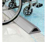 Symyda Hollow Triangle Shower Threshold Water Dam 100cm - Complete Kit with Adhesion Primer, Wheelchair Accessible Barrier, Stable Wet Room Floor Barrier for Walk-In & Curbless Showers, grey