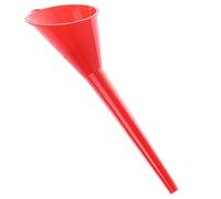 SYN Car Refueling Funnel, Multi-Purpose Long Neck Plastic Funnel for Car Motorcycle Gasoline Engine Oil Additive (Red)