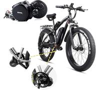 SYN-GUGAI BBSHD Ebike Motor with LCD Display Optional, Motor Ebike Conversion Kit DIY Electric Bike Motor Kit,Display SW102-48V750W motor 52tt