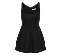 Syna Linen and Cotton Top Black XS