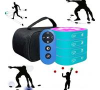 SynapSpeed Reaction Training Lights Remote Control Speed and Agility Response Training Equipment 4 Modes & 4 Light Color Hand Eye Coordination Training Lamp for Sports and Fitness