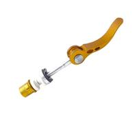 SynapSYA Bike Quick Release Seatpost Clamp 5pcs Mountain Bike Quick Release Lever Seat Tube Clamp Folding Screw Dead Fly Saddle Rod Cycling Accessories(5pcs Gold)