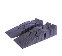 SynapSYA Caravan Levelling Ramps 1Pair Black 2500KG Heavy Duty Car Ramps 900mm Long Antiskid Working Ramp Auto Oil Changing Repair Maintenance Jack Lift Tools