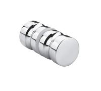 SynapSYA Shower Door Handle Bathroom Glass Door Knob Aluminum Alloy Shower Cabinet Window Kitchen Cupboard Hardware Handle with Screw Modern Home Decor(Color 1)