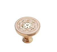 SynapSYA Single Hole Pull Handle Champagne Gold Door Handles Zinc Alloy Cabinet Drawer Knobs Wardrobe Pulls Kitchen Furniture Hardware(Color 5)