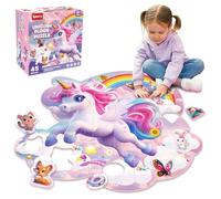 SYNARRY 45 Piece Giant Unicorn Floor Jigsaw Puzzles for 3 4 5 6 Year Olds