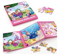 SYNARRY Magnetic Puzzles for 3 4 5 Year Olds Girls, Unicorn Gifts for Girls