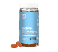 SynBio Active Gummies | Energy, Focus & Endurance Support with L-Citrulline, Taurine, Caffeine, Vitamin B6 & B3 | Gelatin Free, Vegetarian, Halal | 60 Grapefruit Flavour Gummies