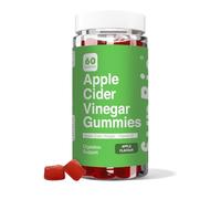 SynBio Apple Cider Vinegar Gummies | with Vitamin C & Chromium | Vegan, Gluten Free, Halal & Kosher | 60 Natural Apple Gummies
