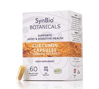 SynBio Botanicals - Curcumin/Turmeric Extract (95% Curcumin Extract) | Vegan Certified | Made in UK | Gluten Free | Salt Free | Nut Free | Kosher | Halal | Supports Joint & Digestive Health
