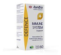 SynBio Premium+ - Defence - Immune System Support - | 60 Vegetarian Tablets | Boost & Power Up Your Immunity with a Comprehensive Formula | Free from Dairy, Gelatine, Gluten, Nut/Peanut