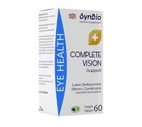SynBio Premium+ - Eye Health - Complete Vision Support | 60 Veggie Tablets | 23 Nutrients Including Lutein, Zeaxanthin, Bilberry Extract | Protective Antioxidants | Eye Supplement for Normal Vision