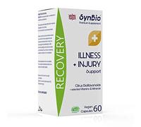 SynBio Premium+ - Recovery - Illness + Injury Support | 60 Vegan Capsules | Boost Your Immunity Recovery Time with a Comprehensive Formula | Free from Gelatine, Gluten, Nut/Peanut