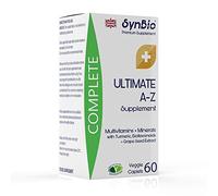 SynBio Premium+ - Ultimate A-Z Multivitamins | 60 Caplets | Vegetarian Certified - Nut Free - Vegetarian Society Approved - SOYA Free - Dairy Free - Essential Multivitamin + Minerals